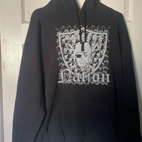 Three Layer Cross Other - New Wot Las Vegas Raiders Pullover Sweater Size Large Men’s.